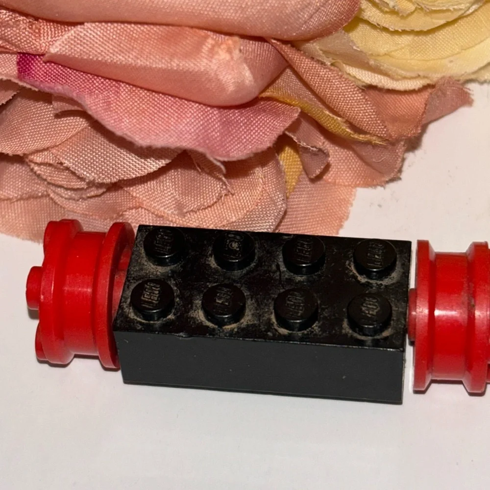 Lego Bricks Axel red wheels 1980s Vintage Lego Wheel Retro Lego car wheels